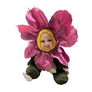 NWT Cuddle Kids Vintage 2001 Fiona Flower Stuffed Animal Plush Toy